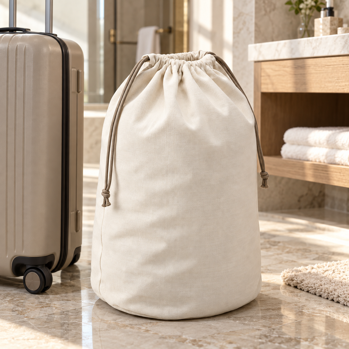 Livesoare Drawstring Travel Clothing & Laundry Organizer Bag
