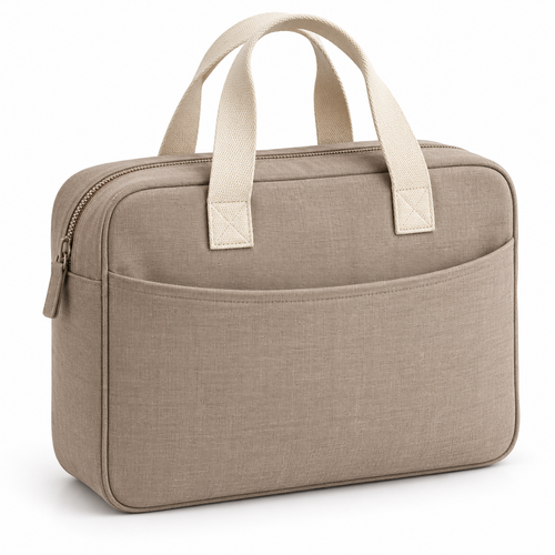 Livesoare Portable Travel Organizer Bag with Carry Handles & Front Pocket