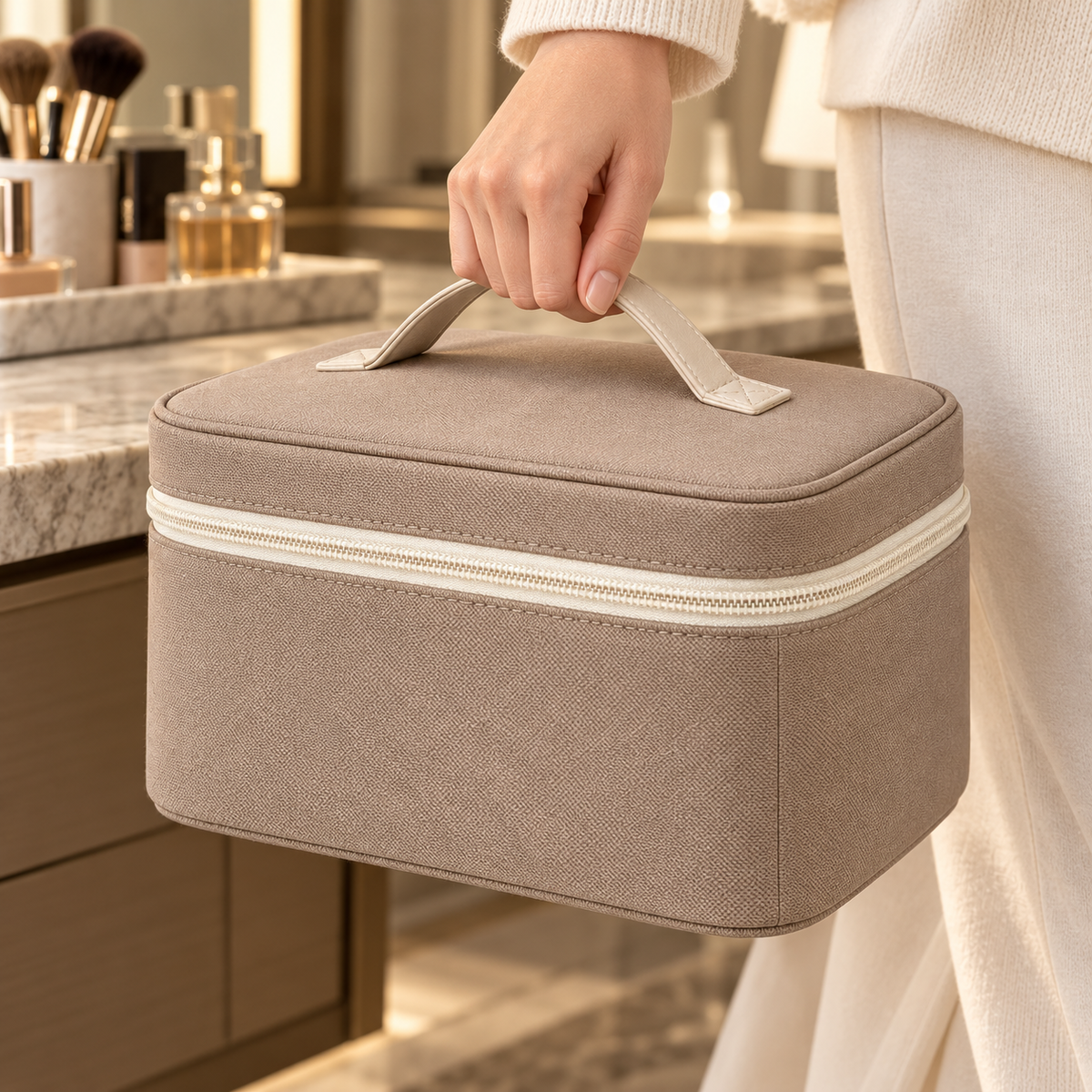 Livesoare Portable Zippered Everyday Organizer Bag