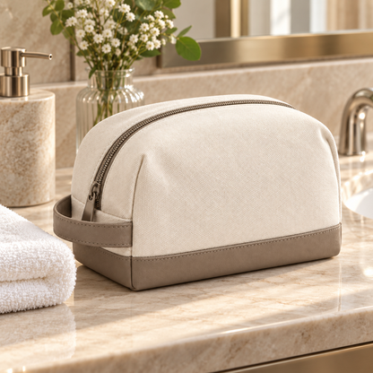 Livesoare Portable Travel Toiletry Organizer Bag with Side Handle