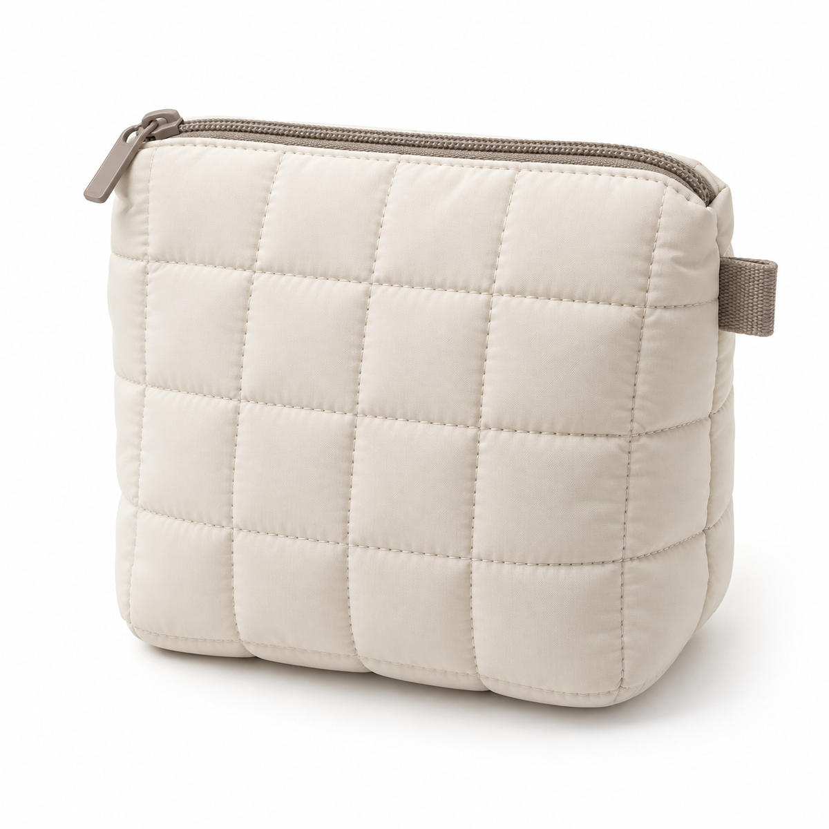 Livesoare Quilted Everyday Organizer Pouch with Zip Closure