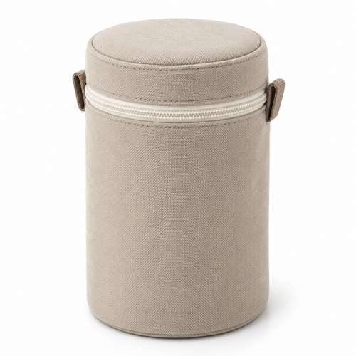 Livesoare Cylindrical Zip Organizer Case for Everyday Storage