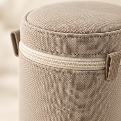 Livesoare Cylindrical Zip Organizer Case for Everyday Storage