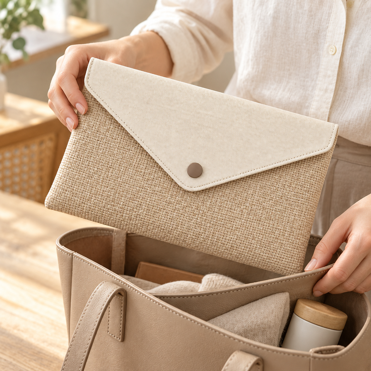 Livesoare Envelope-Style Everyday Organizer Pouch